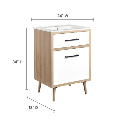 Maverick Bathroom Vanity Basin Included by Modway