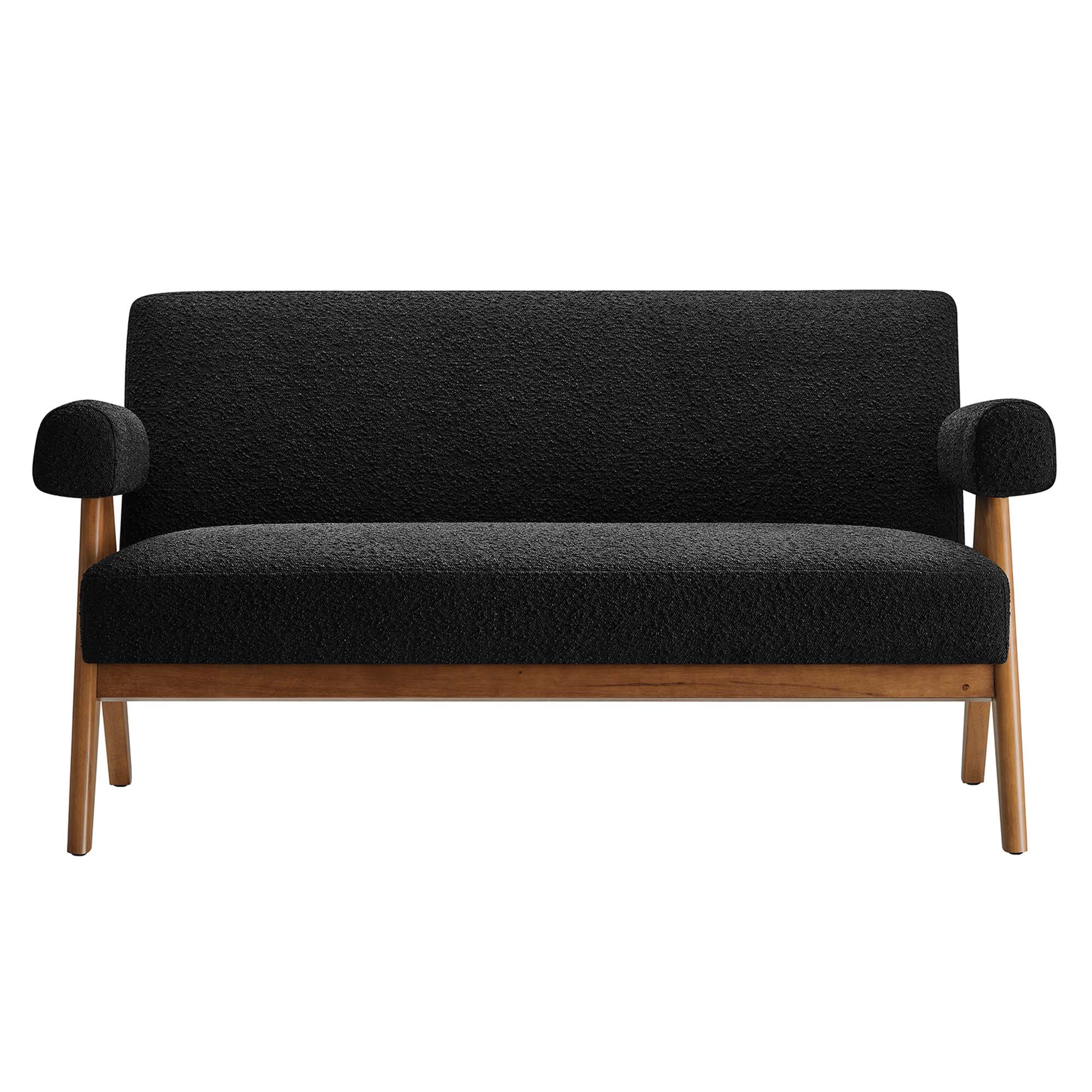 Lyra Boucle Fabric Loveseat by Modway