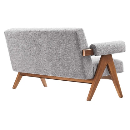 Lyra Boucle Fabric Loveseat by Modway