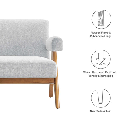 Lyra Fabric Loveseat by Modway