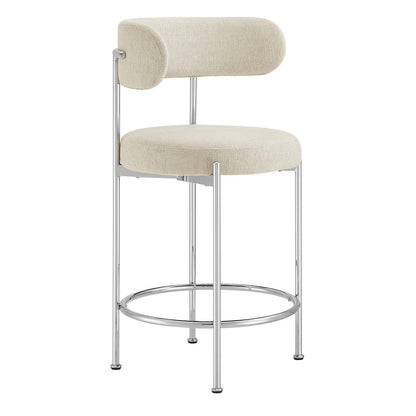 Albie Fabric Counter Stools - Set of 2 By HouseBean