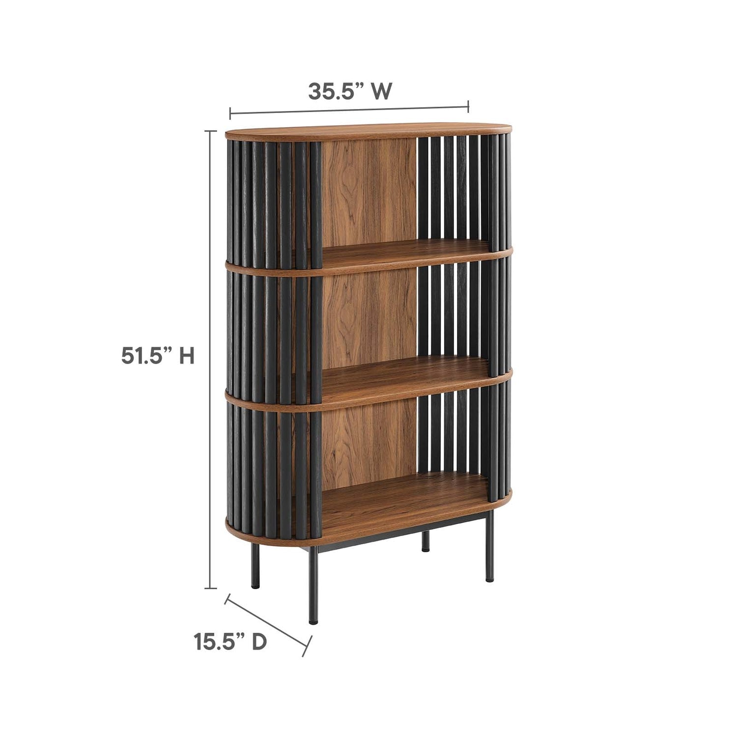 Fortitude Three Tier Display Cabinet By HouseBean