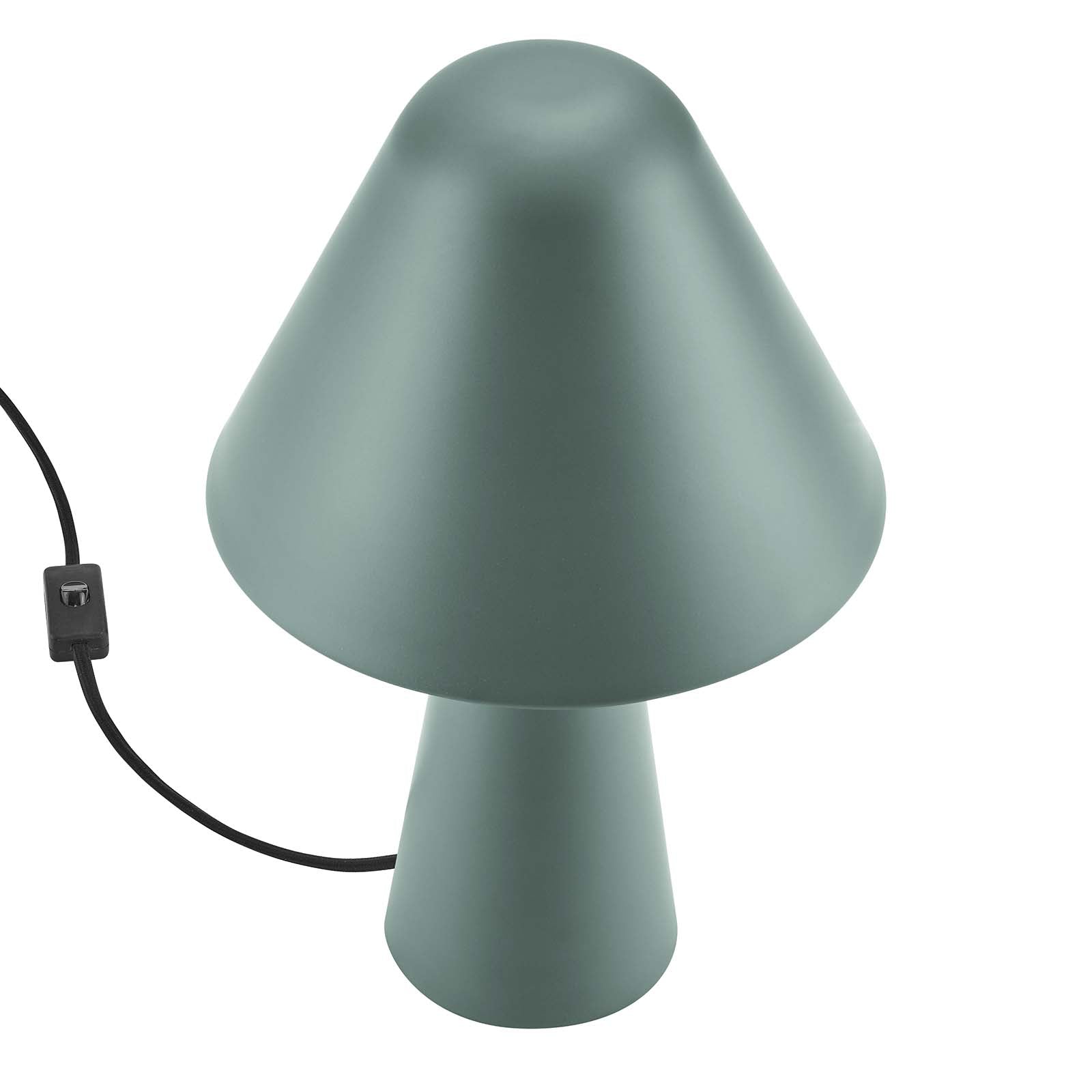 Jovial Metal Mushroom Table Lamp by Modway