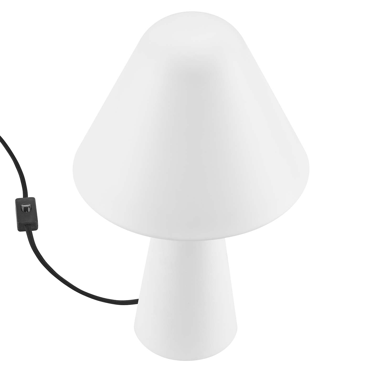 Jovial Metal Mushroom Table Lamp by Modway