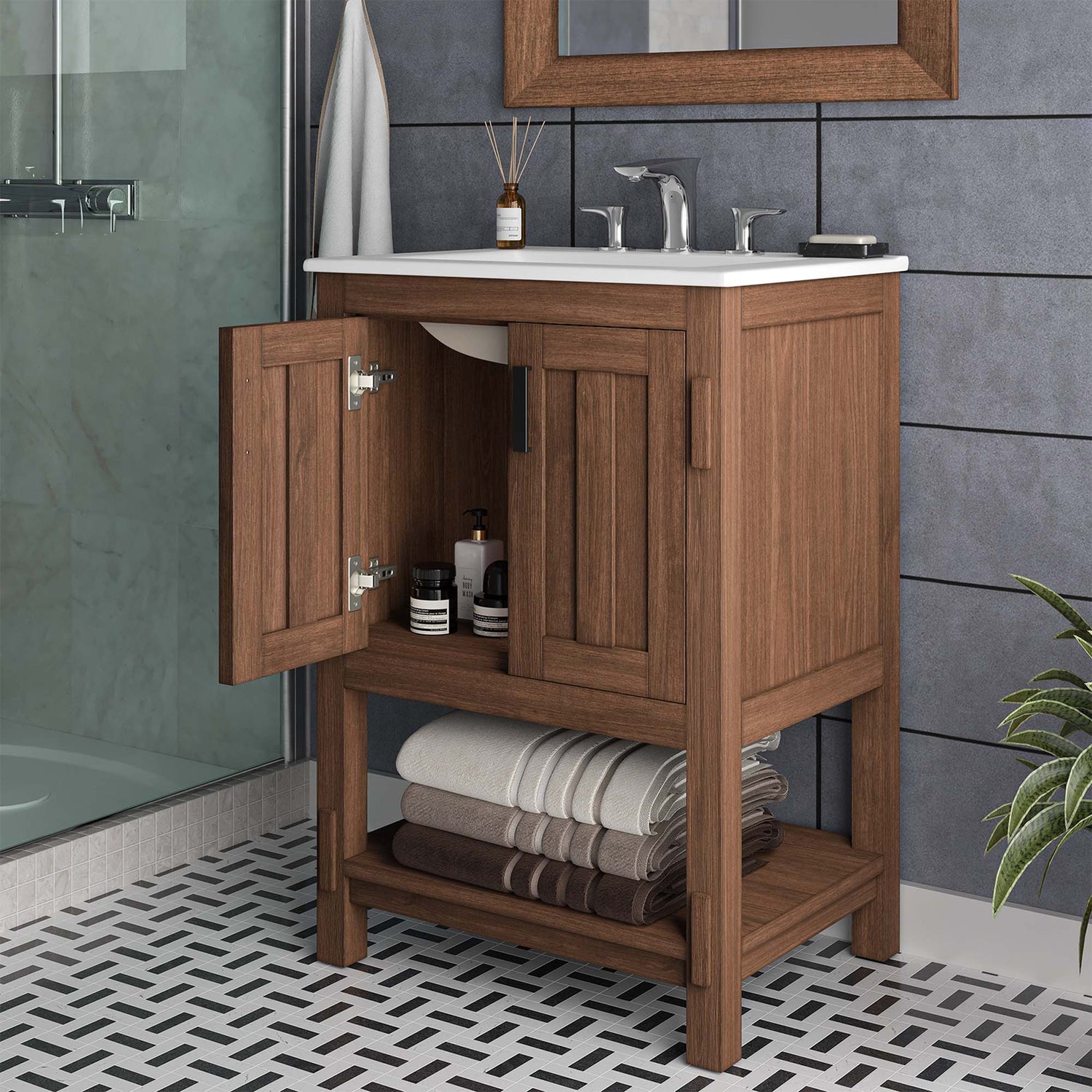 Ashlyn Bathroom Vanity Basin Included By HouseBean