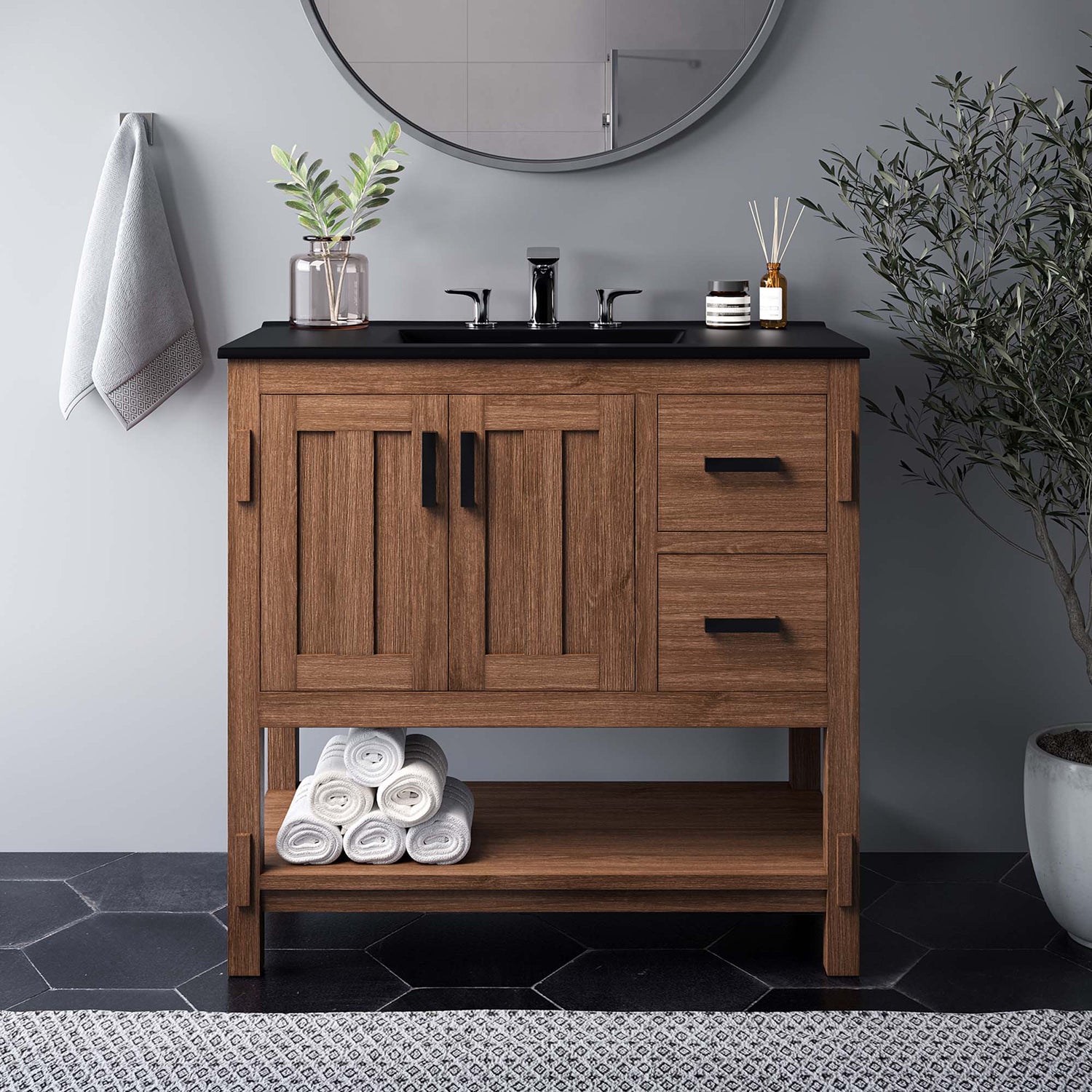 Ashlyn Bathroom Vanity Basin Included By HouseBean