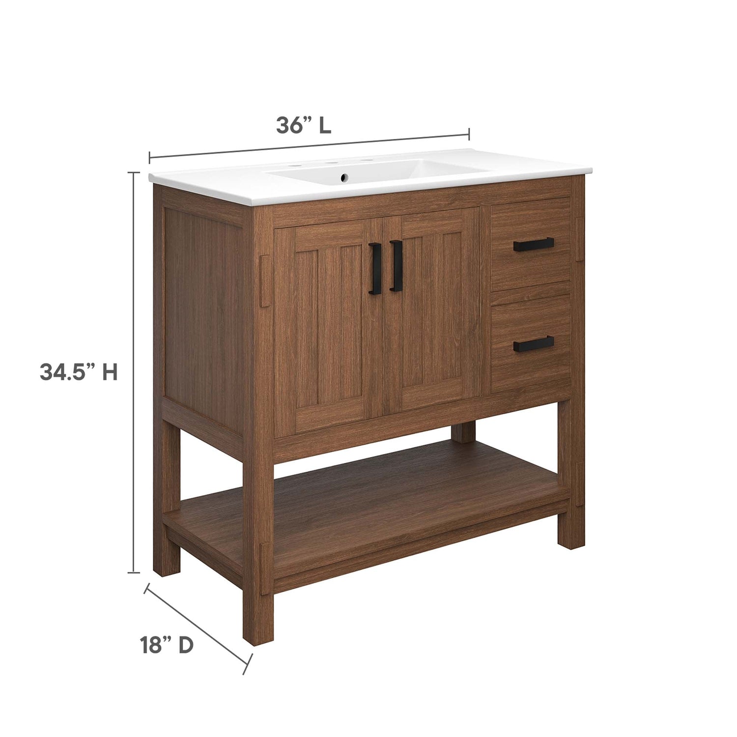 Ashlyn Bathroom Vanity Basin Included By HouseBean