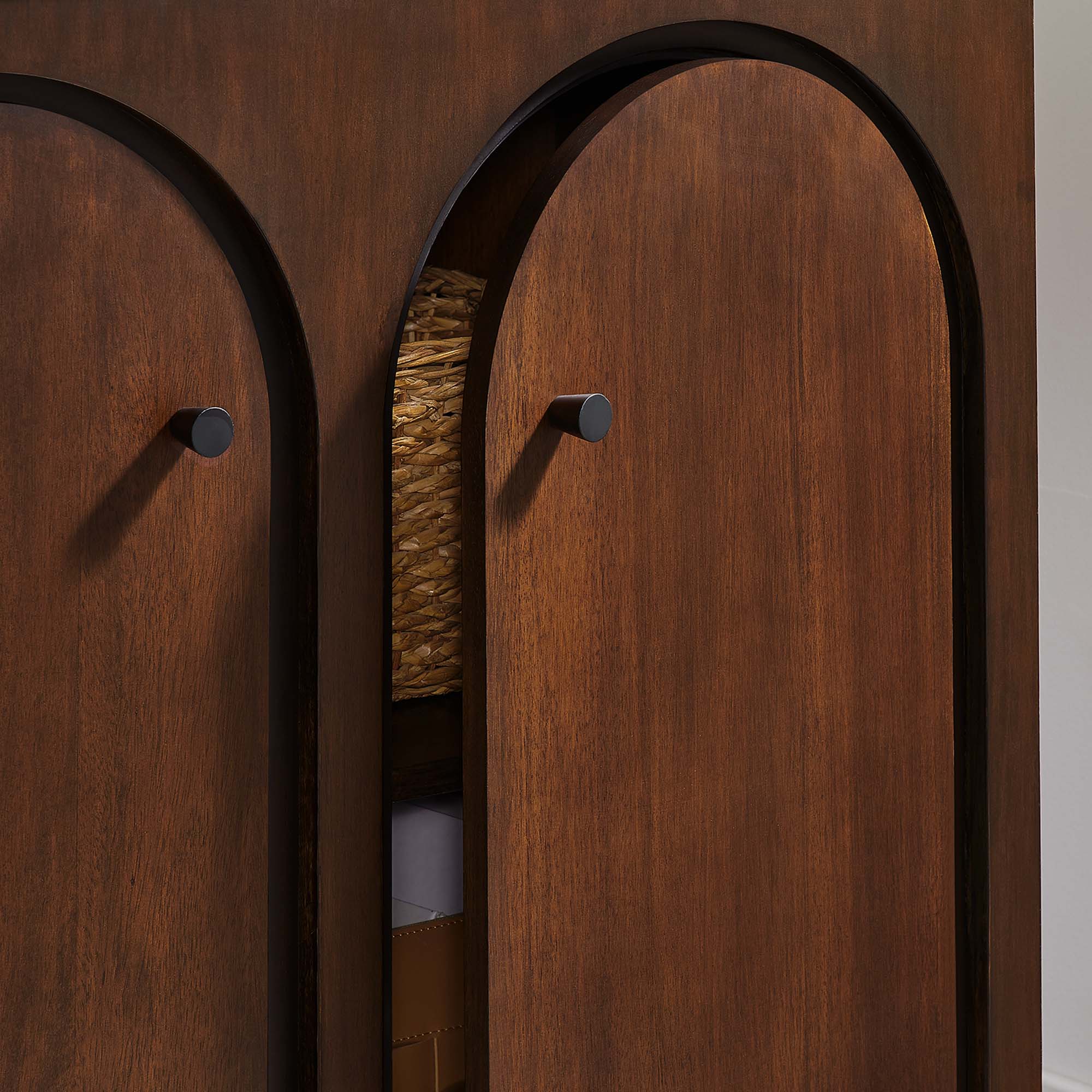 Appia 2-Door Arched Door Storage Cabinet