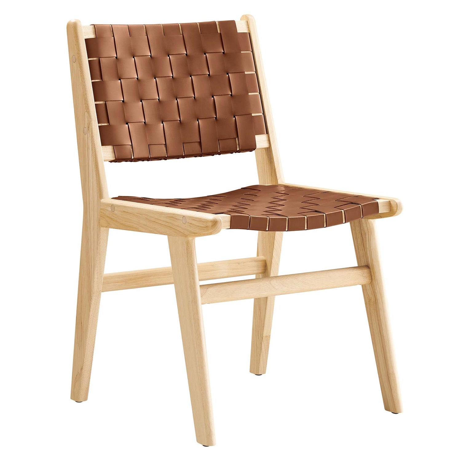 Saoirse Faux Leather Wood Dining Side Chair - Set of 2 by Modway