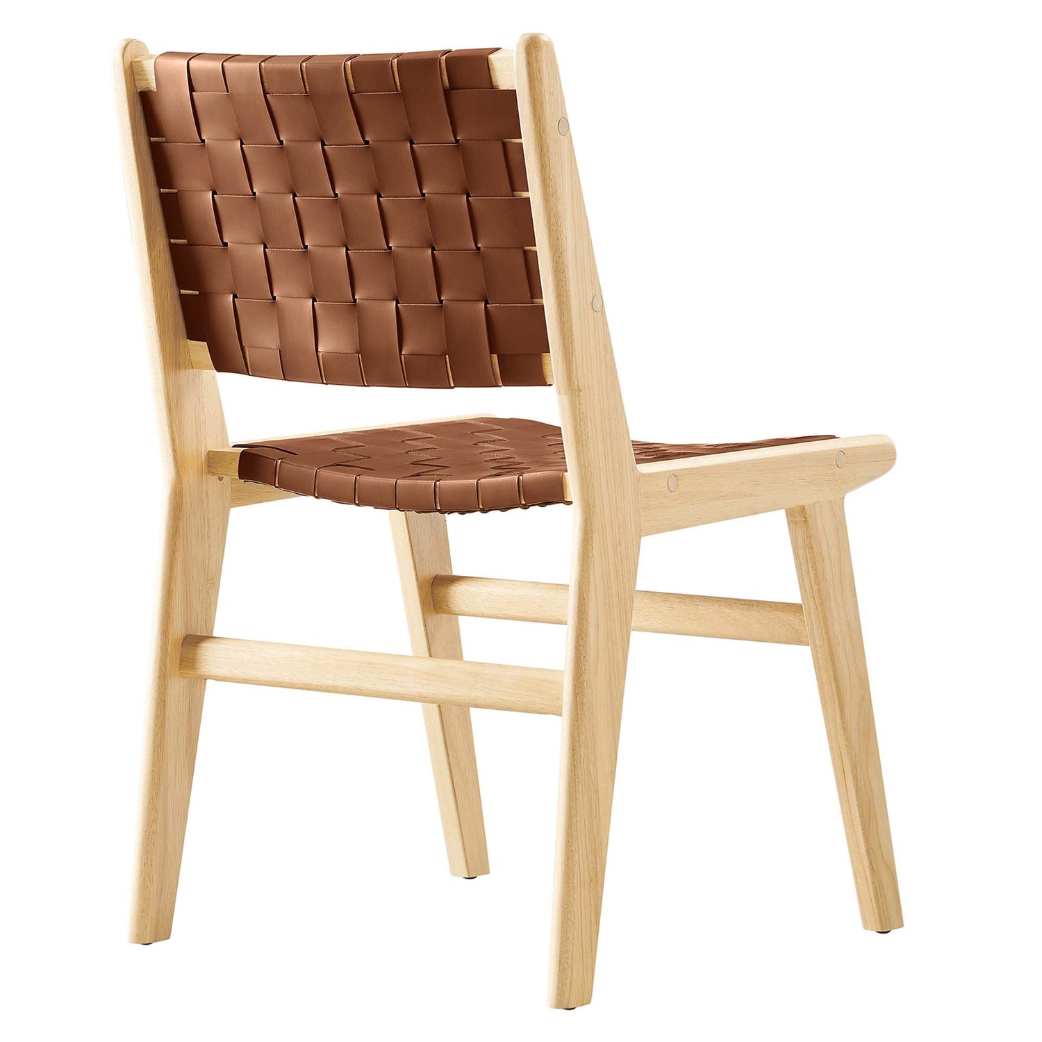 Saoirse Faux Leather Wood Dining Side Chair - Set of 2 by Modway