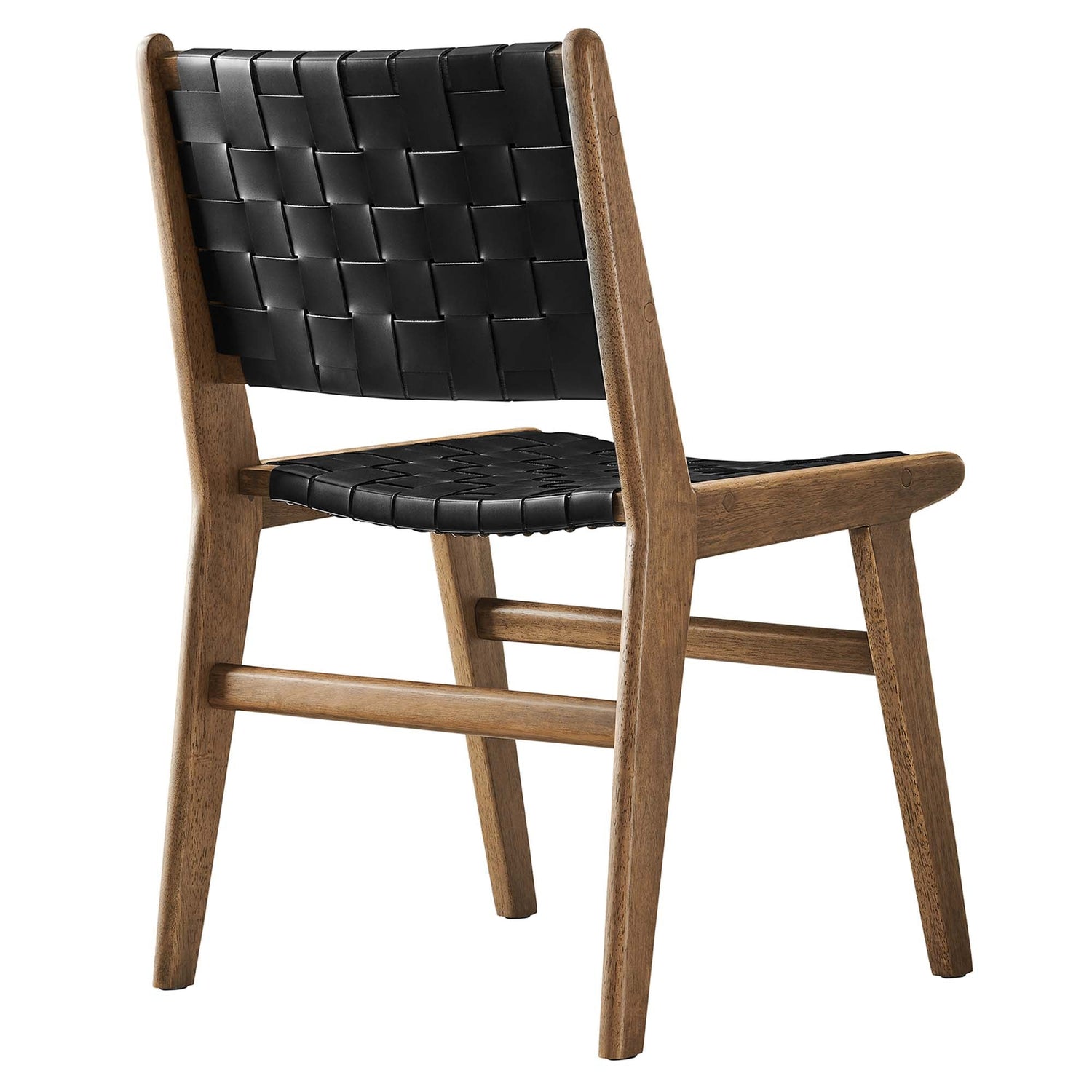 Saoirse Faux Leather Wood Dining Side Chair - Set of 2 by Modway