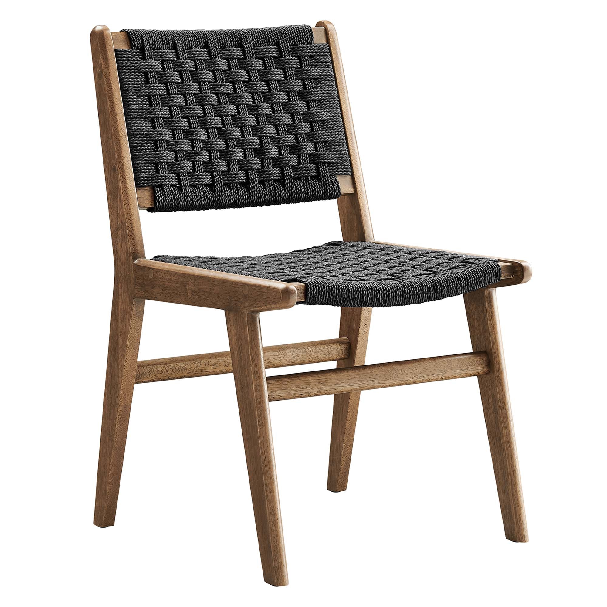 Saoirse Woven Rope Wood Dining Side Chair - Set of 2 by Modway