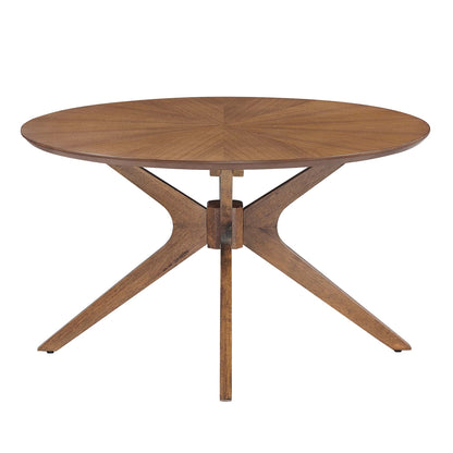 Crossroads Round Wood Coffee Table by Modway