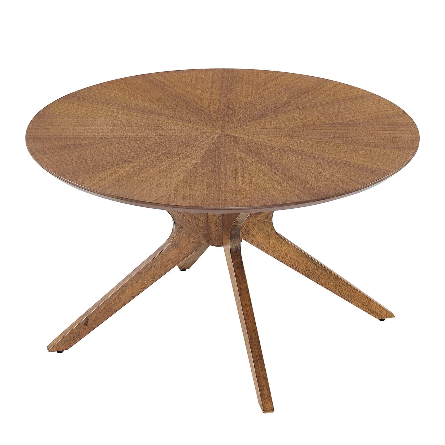 Crossroads Round Wood Coffee Table by Modway