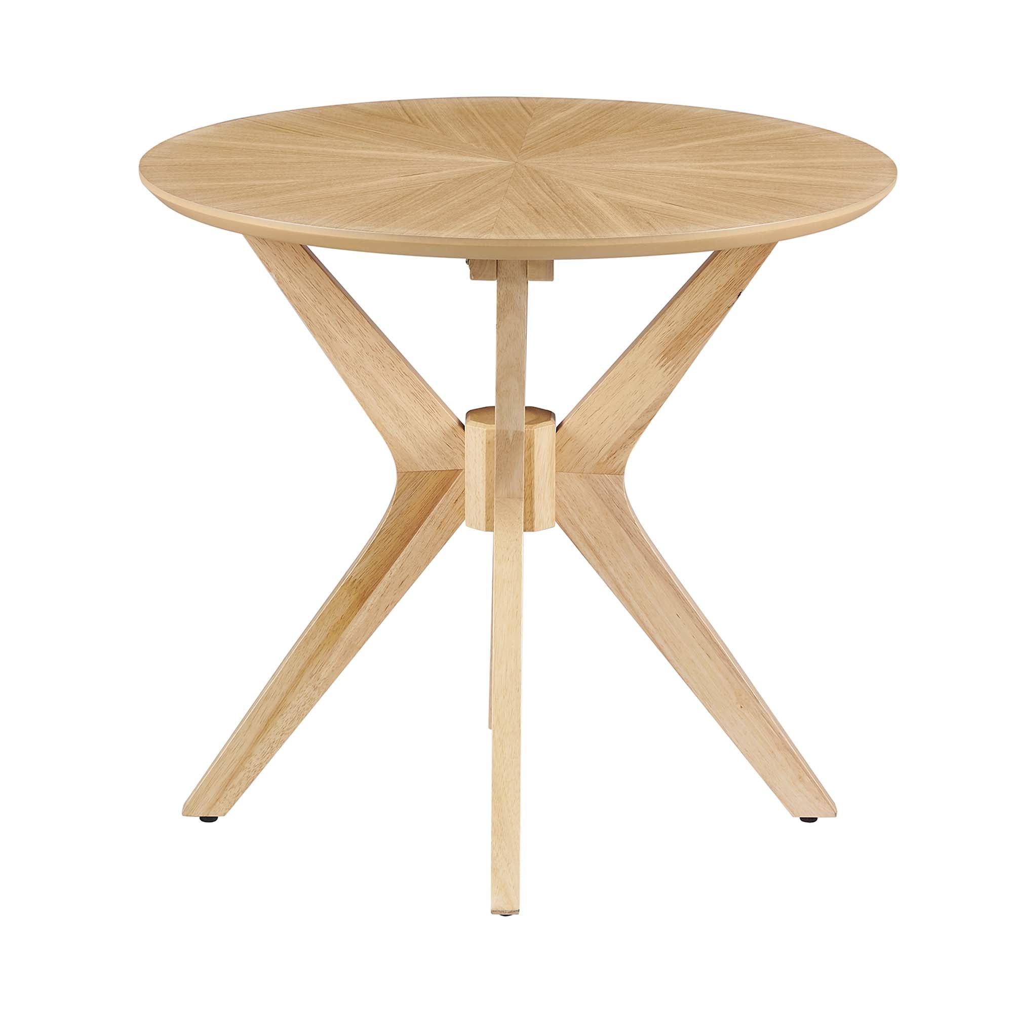 Crossroads 24&quot; Round Wood Side Table by Modway