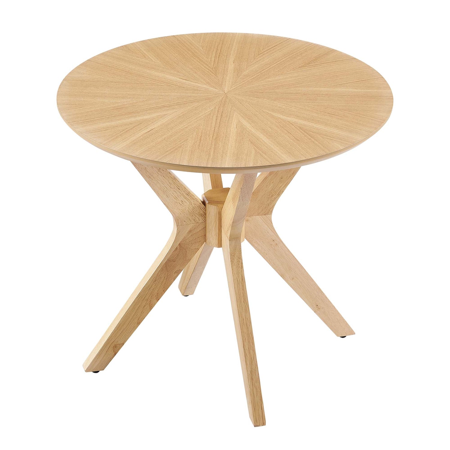 Crossroads 24&quot; Round Wood Side Table by Modway