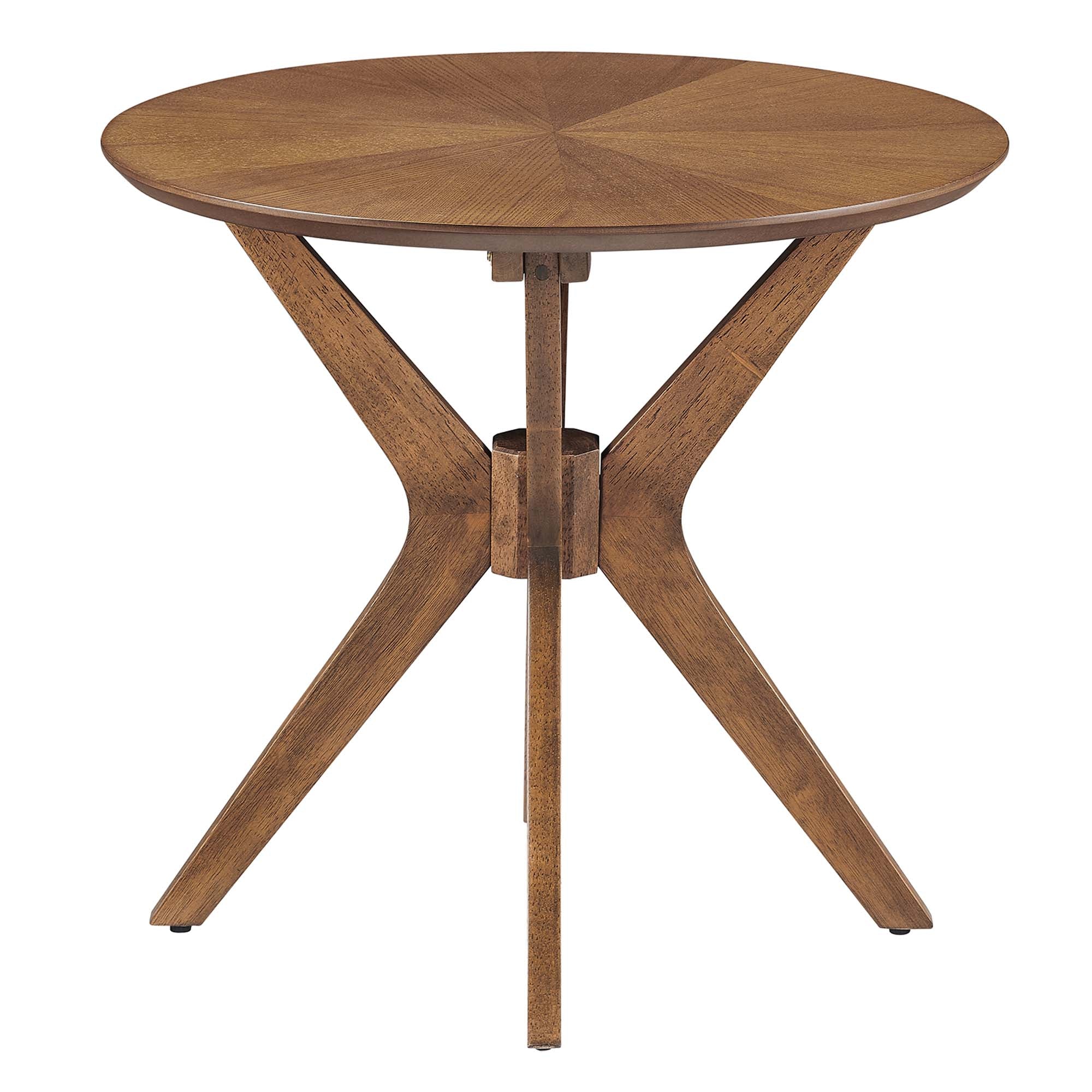 Crossroads 24&quot; Round Wood Side Table by Modway