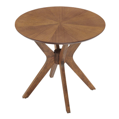 Crossroads 24&quot; Round Wood Side Table by Modway