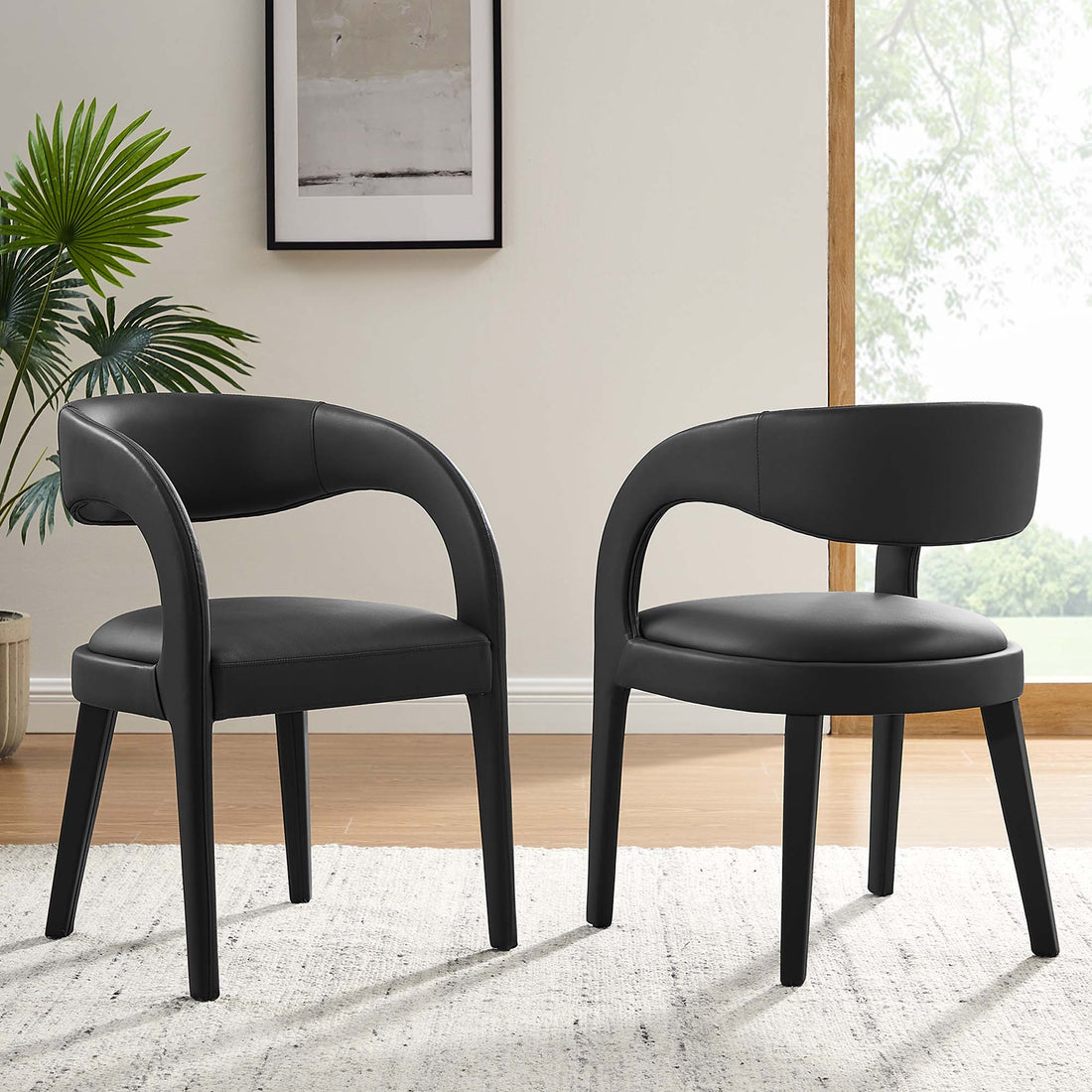 Pinnacle Dining Chair Set of 2 by Modway