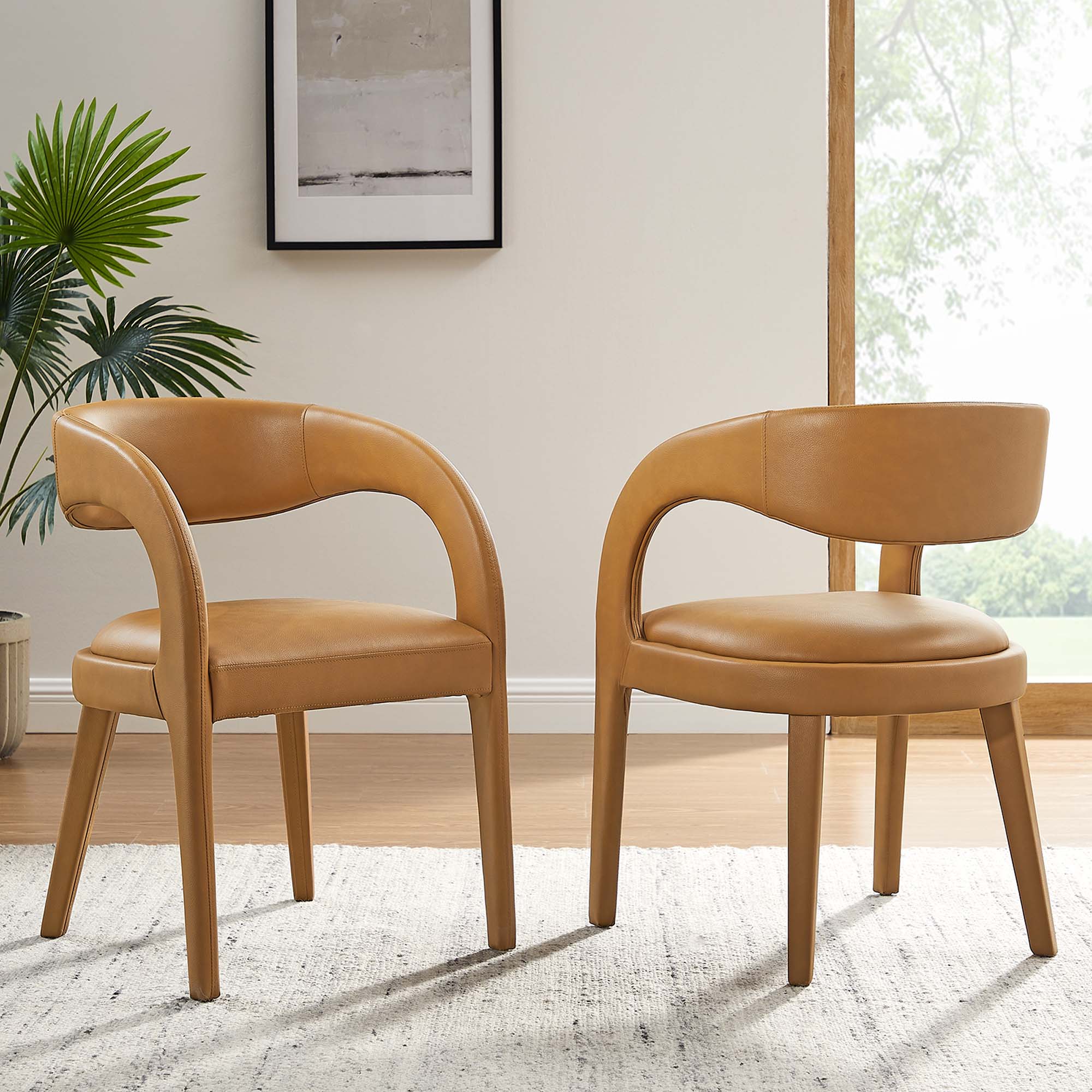 Pinnacle Dining Chair Set of 2 by Modway