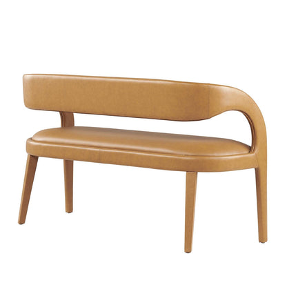 Pinnacle Vegan Leather Accent Bench By HouseBean