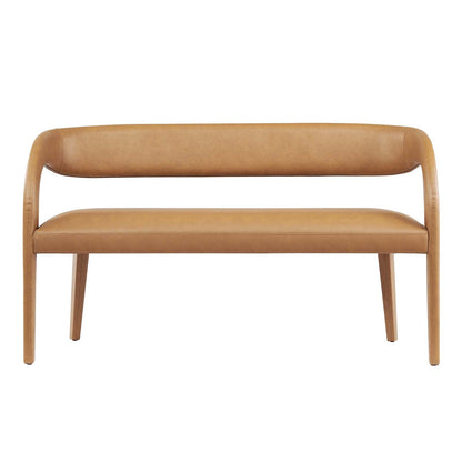 Pinnacle Vegan Leather Accent Bench By HouseBean