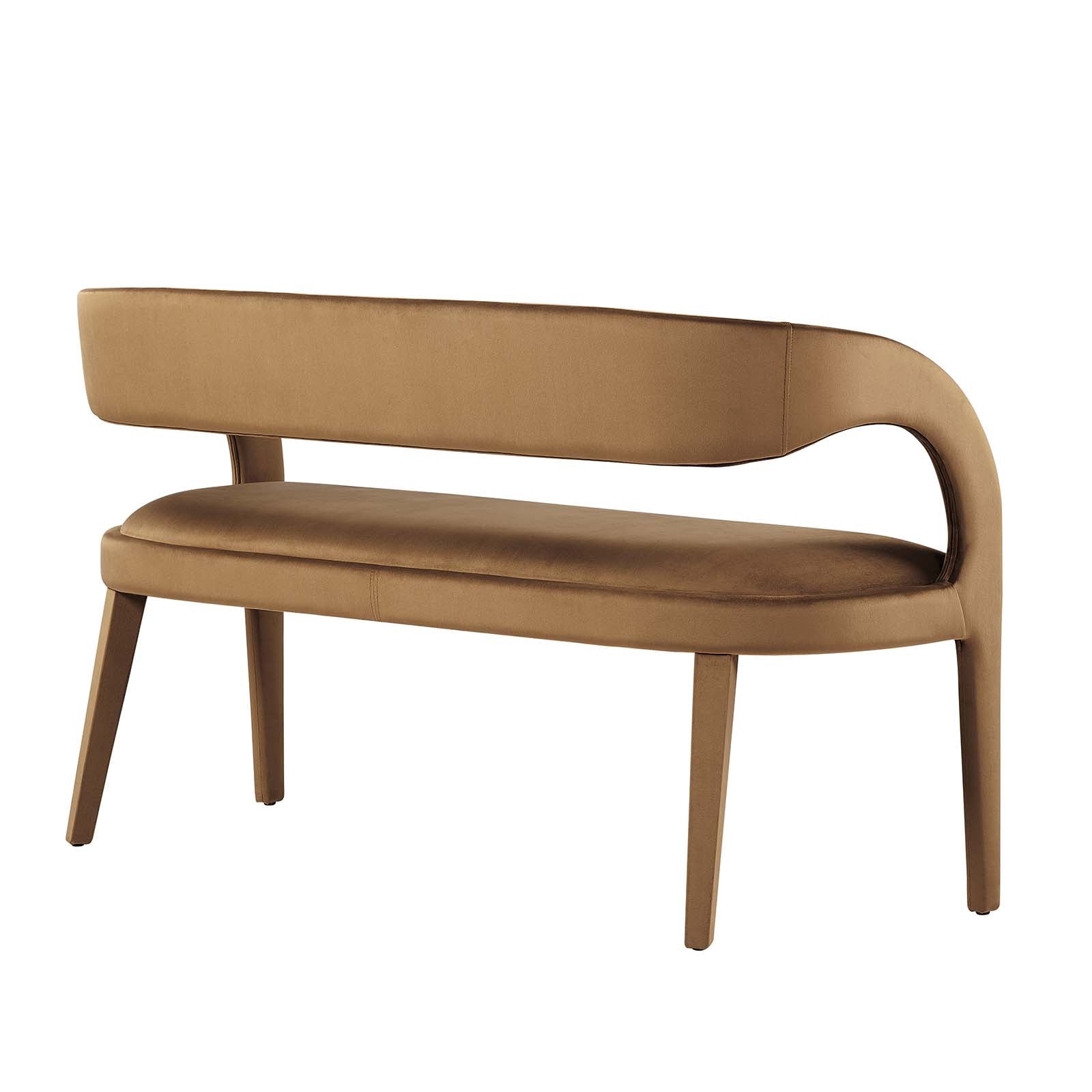 Pinnacle Performance Velvet Accent Bench By HouseBean