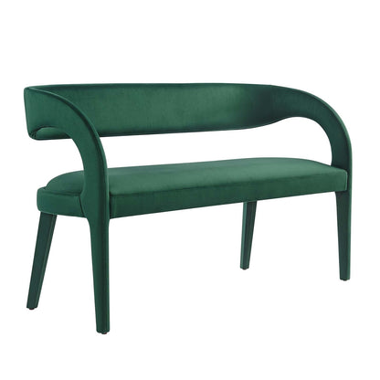 Pinnacle Performance Velvet Accent Bench By HouseBean