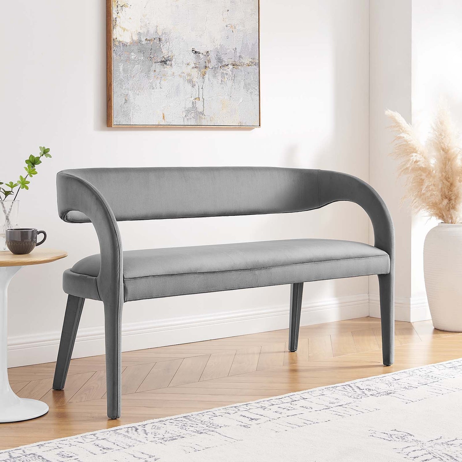 Pinnacle Performance Velvet Accent Bench By HouseBean