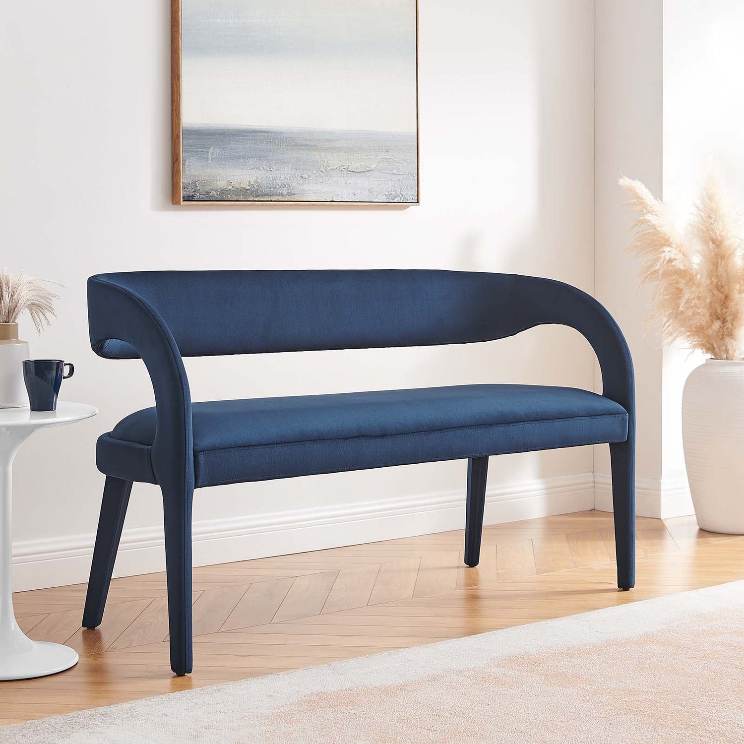 Pinnacle Performance Velvet Accent Bench By HouseBean