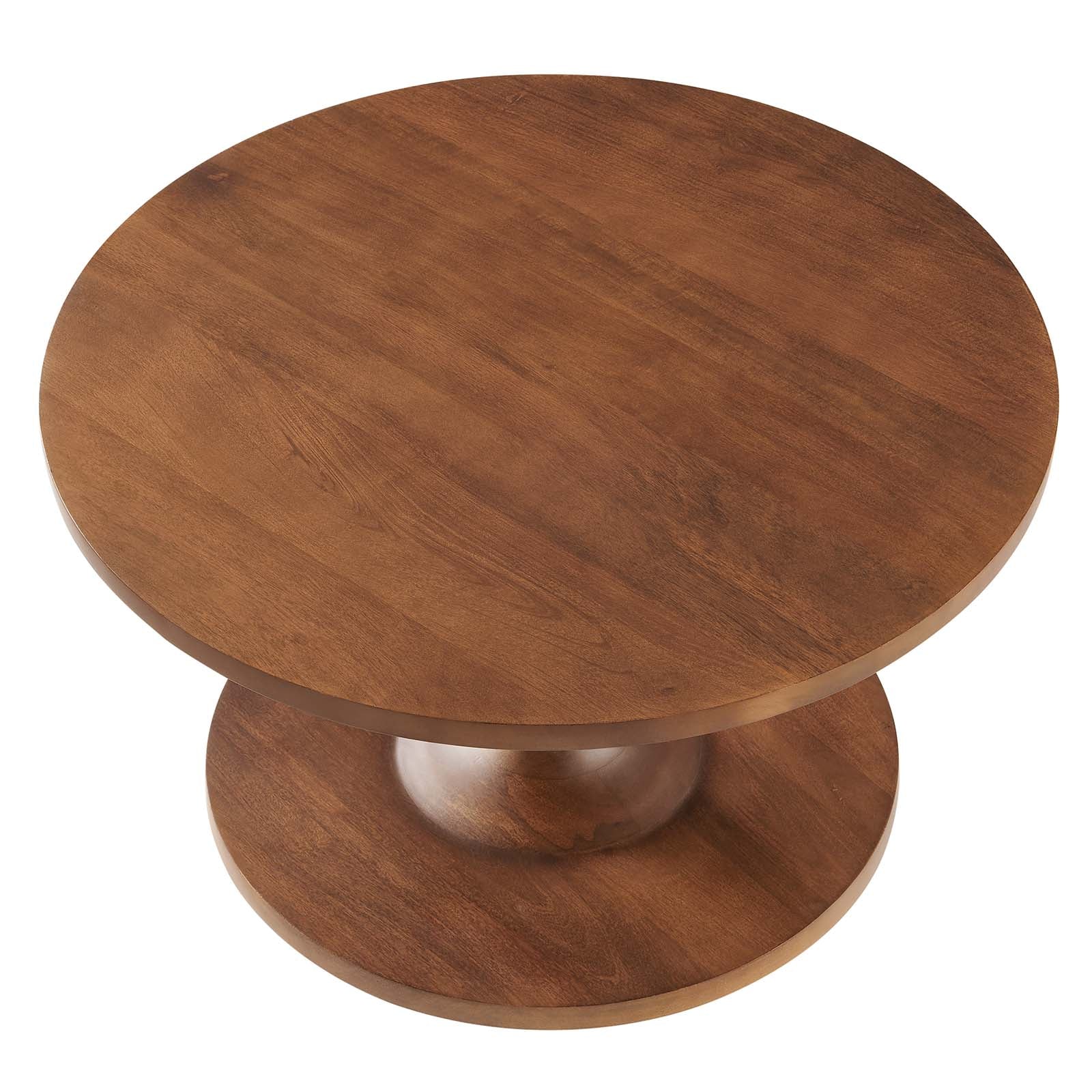 Lina Round Wood Coffee Table By HouseBean