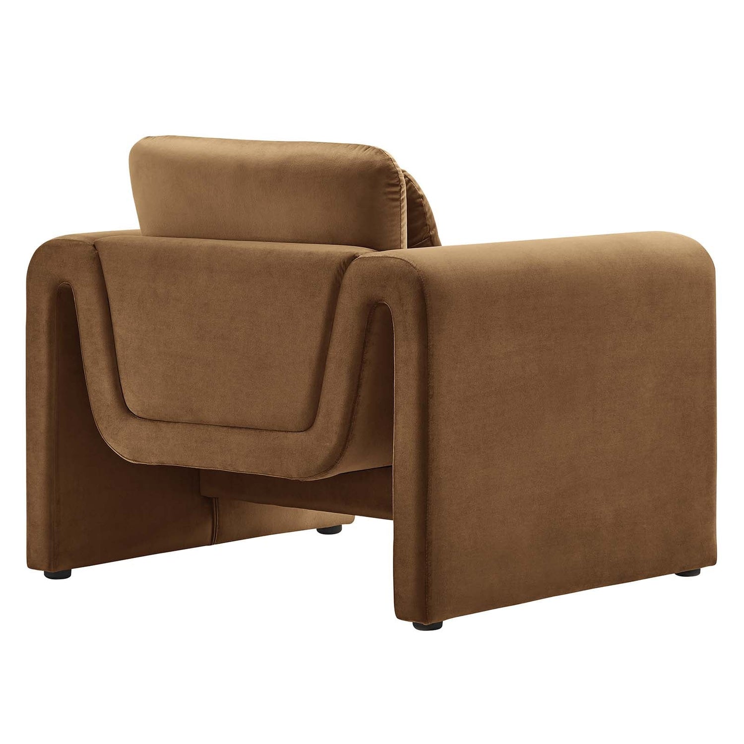 Waverly Performance Velvet Armchair By HouseBean