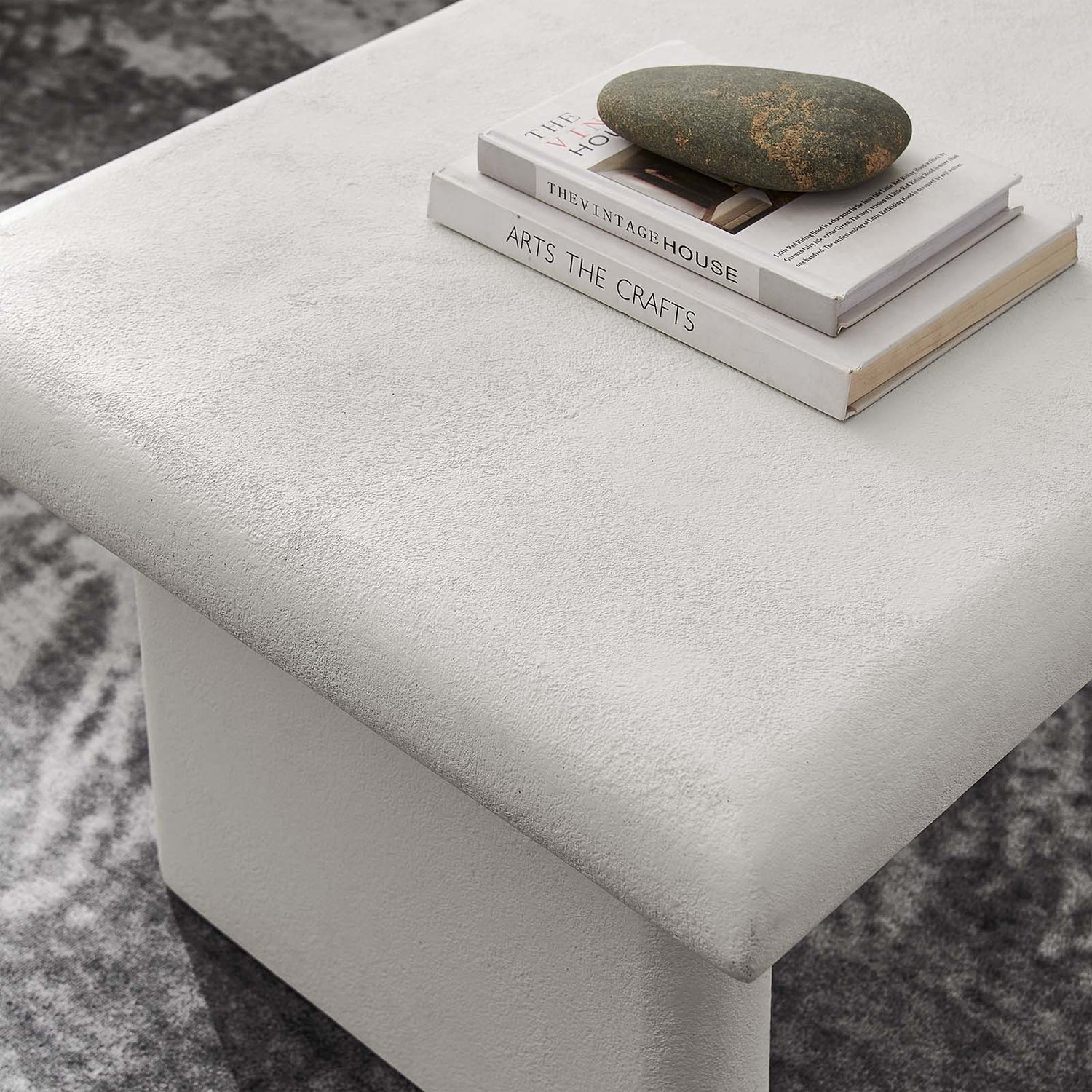 Relic Concrete Textured Coffee Table By HouseBean