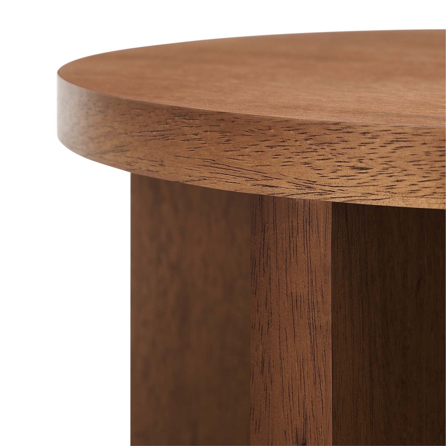 Silas Round Wood Side Table By HouseBean