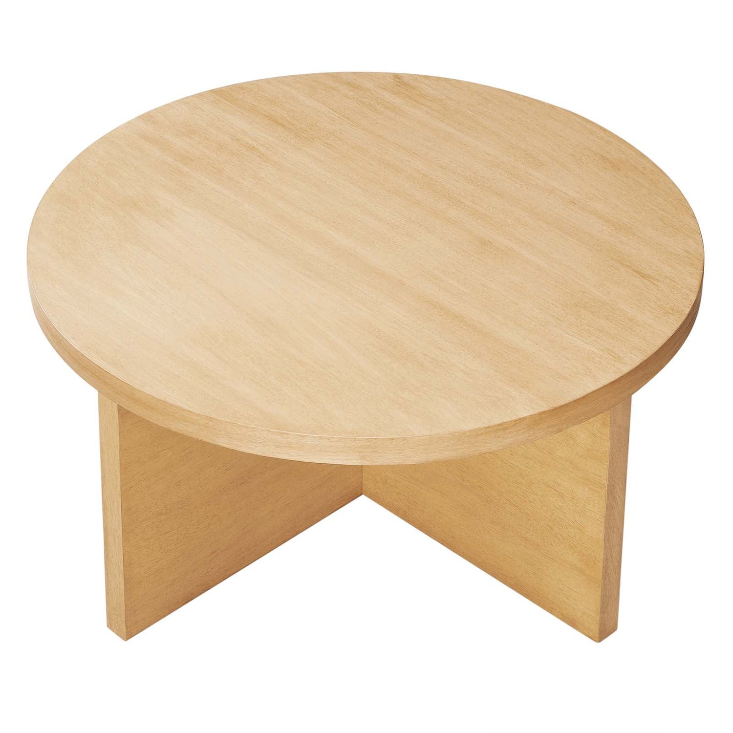 Silas Round Wood Coffee Table By HouseBean