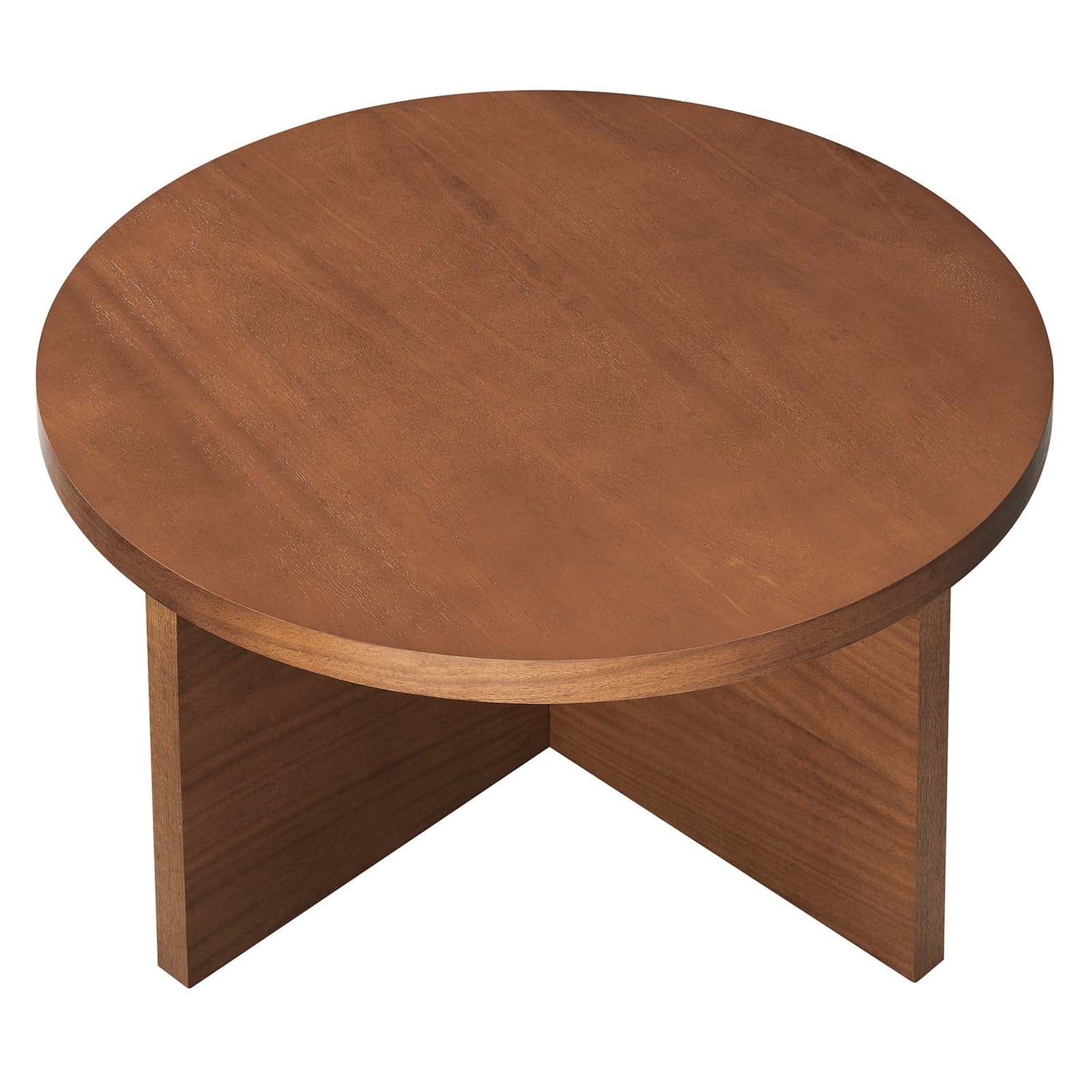 Silas Round Wood Coffee Table By HouseBean