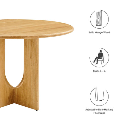 Rivian Round 48&quot; Wood Dining Table By HouseBean