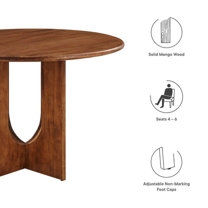 Rivian Round 48&quot; Wood Dining Table By HouseBean