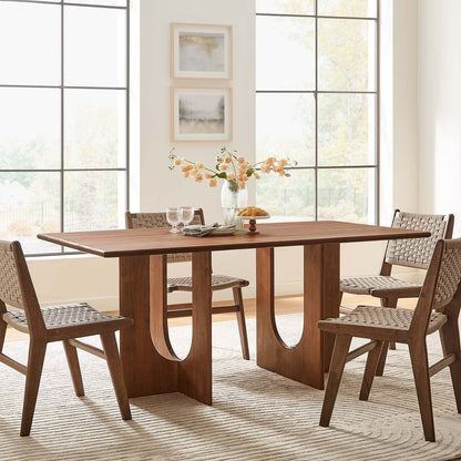 Rivian Rectangular 70&quot; Wood Dining Table By HouseBean