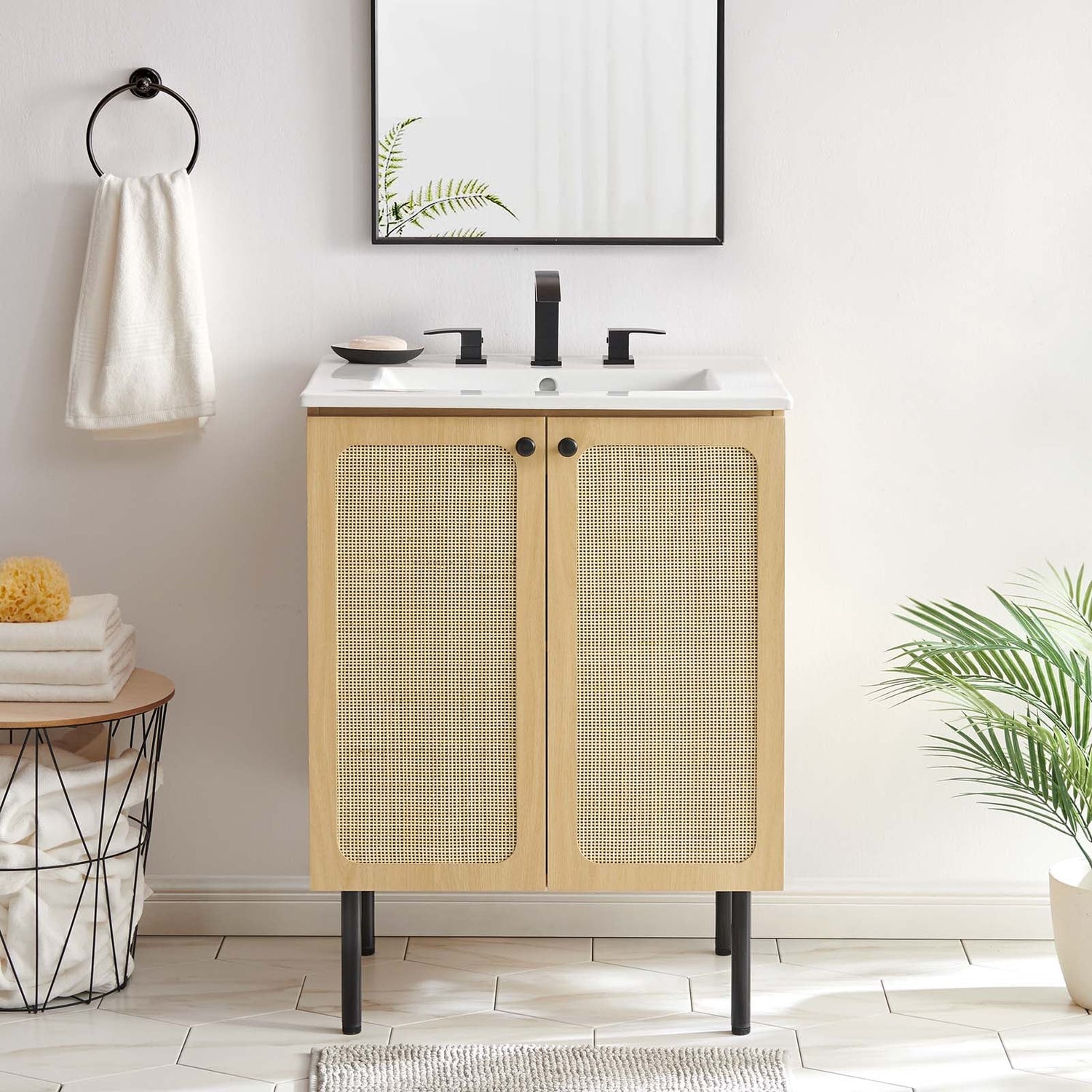 Chaucer 24&quot; Bathroom Vanity Cabinet (Sink Basin Not Included) By HouseBean