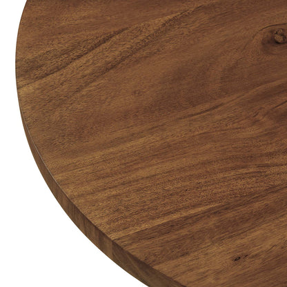 Viva Round Acacia Wood Side Table By HouseBean