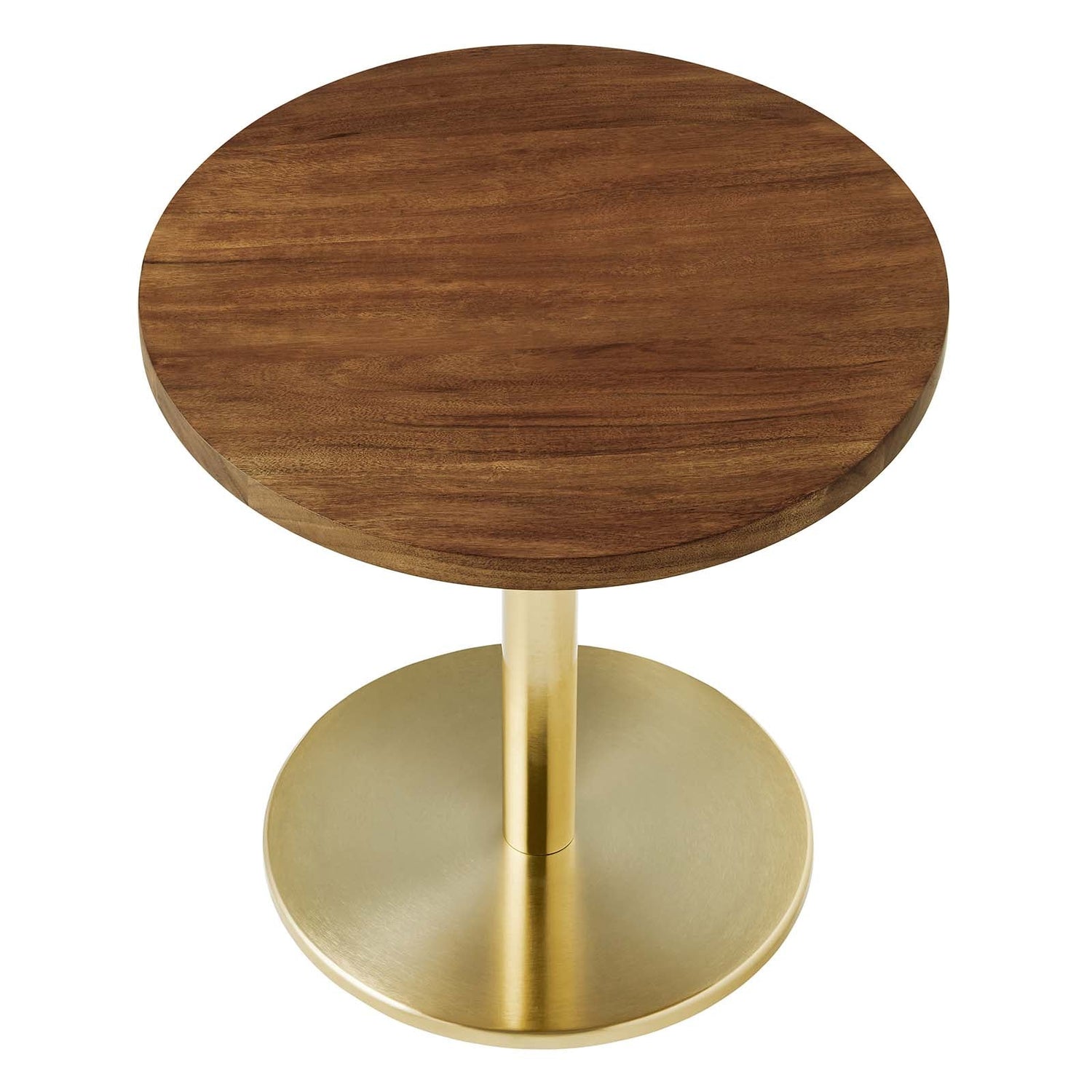 Viva Round Acacia Wood Side Table By HouseBean