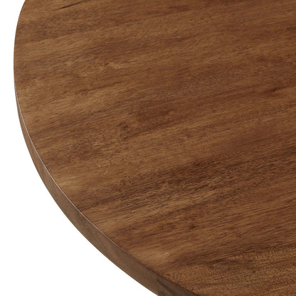 Viva Round Acacia Wood Side Table By HouseBean