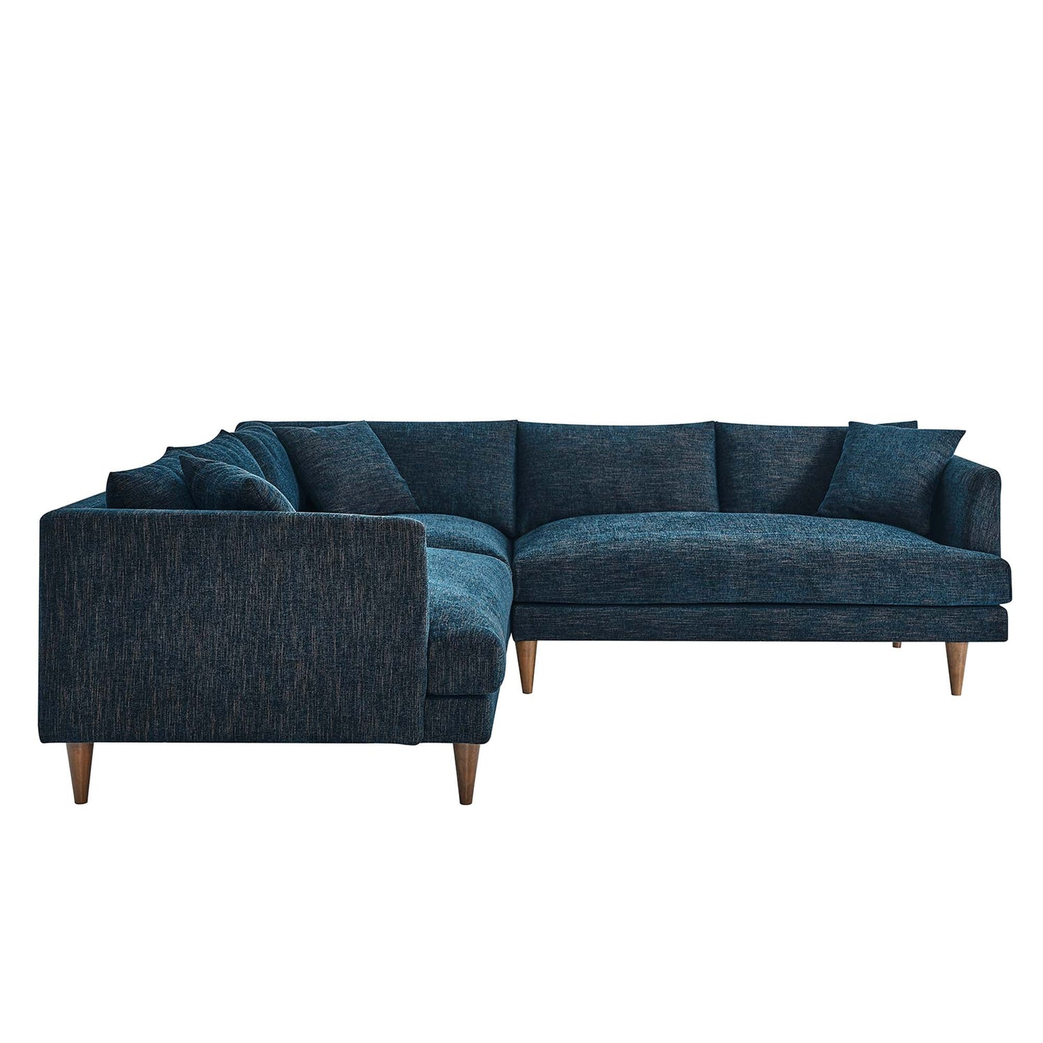 Zoya 3 Piece Down Filled Overstuffed Sectional Sofa by Modway