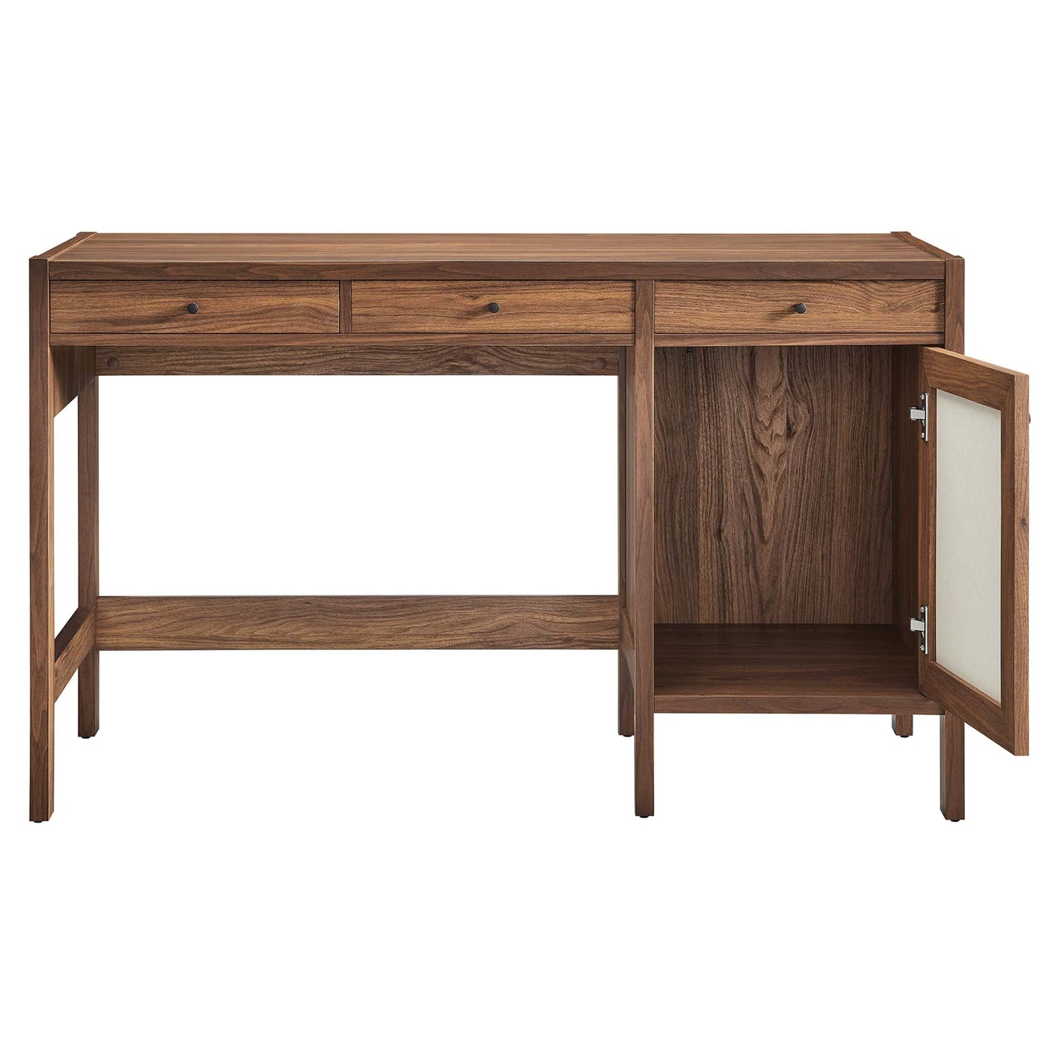 Capri 49&quot; Wood Grain Office Desk by Modway
