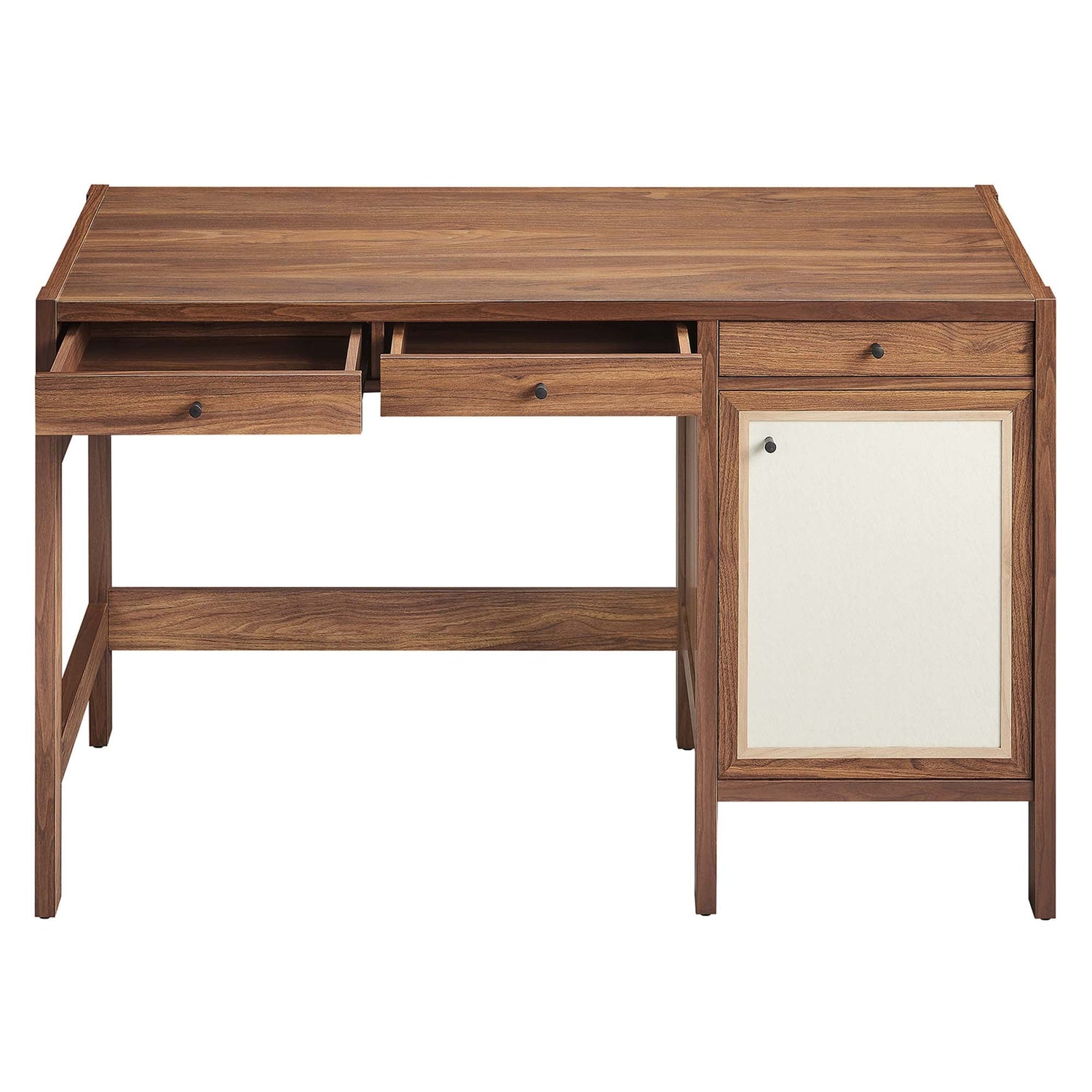 Capri 49&quot; Wood Grain Office Desk by Modway
