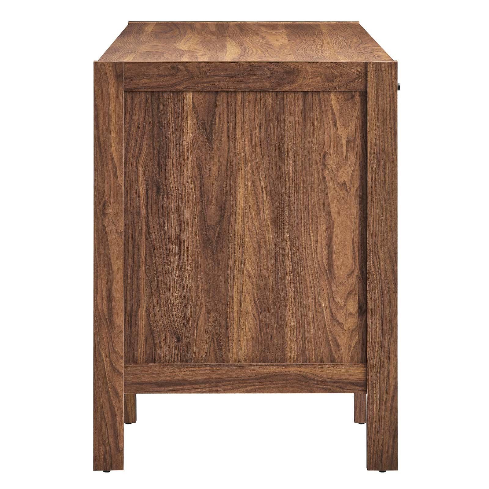 Capri 58&quot; Wood Grain Office Desk By HouseBean