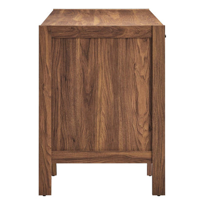 Capri 58&quot; Wood Grain Office Desk By HouseBean