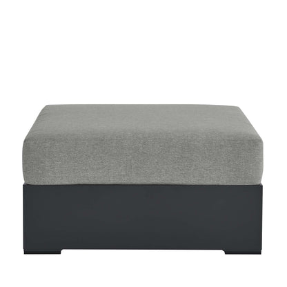 Tahoe Outdoor Patio Powder-Coated Aluminum Ottoman by Modway