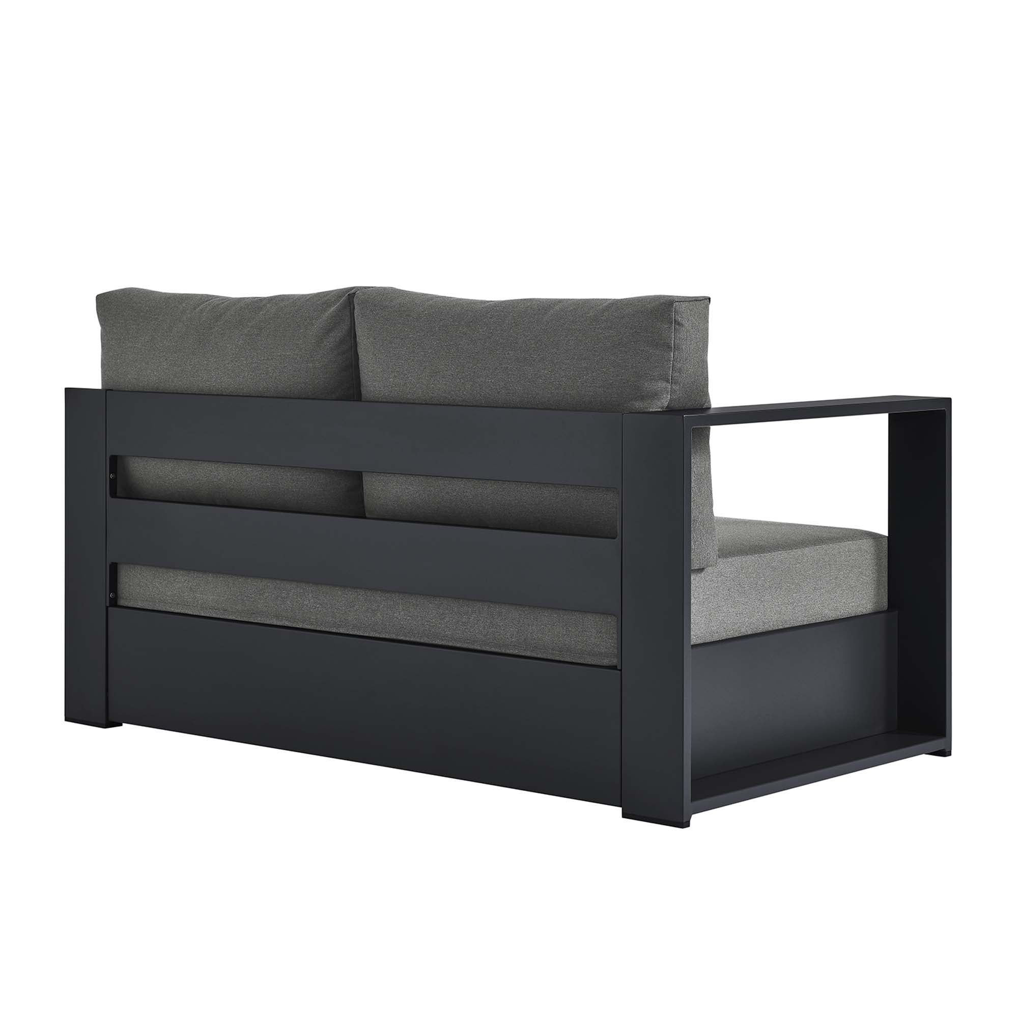 Tahoe Outdoor Patio Powder-Coated Aluminum Modular Left-Facing Loveseat by Modway